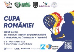 Moment istoric pentru sportul românesc: CUPA ROMÂNIEI LA PADEL, prima competiție de profesioniști