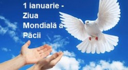 În prima zi a anului se celebrează Ziua Mondială a Păcii