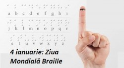 Ziua Mondială Braille, alfabetul cu puncte în relief, celebrată pe 4 ianuarie