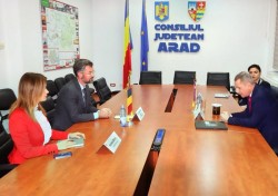 O delegație de oameni de afaceri și din administrația slovenă invitată la Arad