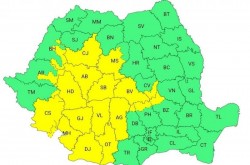 A fost emis un nou cod galben de vânt puternic pentru sâmbătă, 27 ianuarie