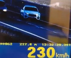 Nu este un record! Vitezoman înregistrat cu 230 km./h. pe autostrada A1 Deva-Nădlac 