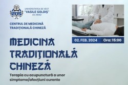 Dr. Yu Funian la centrul de medicină tradițională la U.V.V.G.