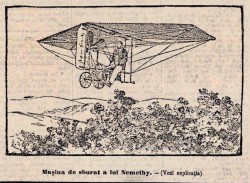PASTILA DE ISTORIE: În 1901, „mașina de sburat” a unui arădean făcea senzație în Europa 