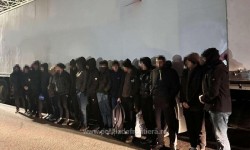16 cetăţeni străini, depistați ascunși într-un camion cu fructe, la vama Nădlac II