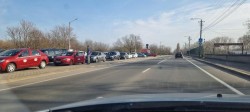 Taximetriștii din Arad au protestat alături de colegii din întreaga țară

