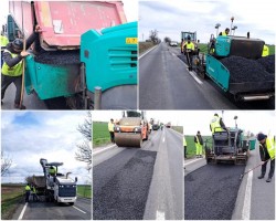 Restricții de trafic pe DN 7 în județul Arad. Drumarii au dat startul la reparații pe porțiunea dintre Nădlac și Pecica 