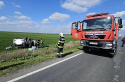 Accident cu victime în localitatea arădeană Andrei Șaguna