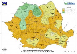 Îngrijorare în rândul agricultorilor arădeni. Rezerva de umiditate la cultura grâului de toamnă este deocamdată în limite satisfăcătoare. Vezi harta