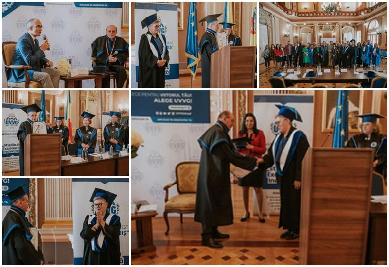 Prof. dr. Dumitru Constantin Dulcan a primit titlul de Doctor Honoris Causa al UVVG