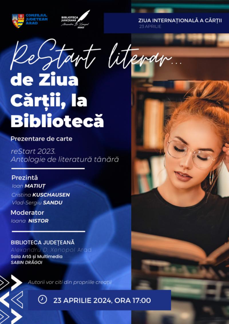 reStart literar... de Ziua Cărții, la Bibliotecă