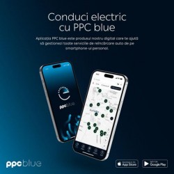PPC blue, noua aplicație pentru telefonul mobil, destinată șoferilor de mașini electrice