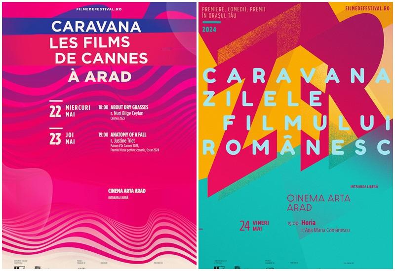 Caravana „Les films des Cannes à Arad“, ediția de primăvară și Ziua Filmului Românesc, la Cinematograful „Arta“