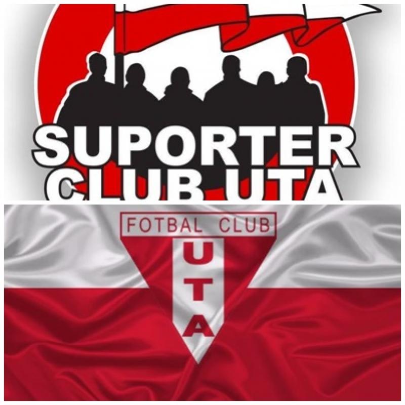 Suporter Club UTA și AFC UTA…”frați pe vecie”! În timp ce cele 2 entități au meciul lor prin tribunale, Mircea Rednic și jucătorii lui fac performanță