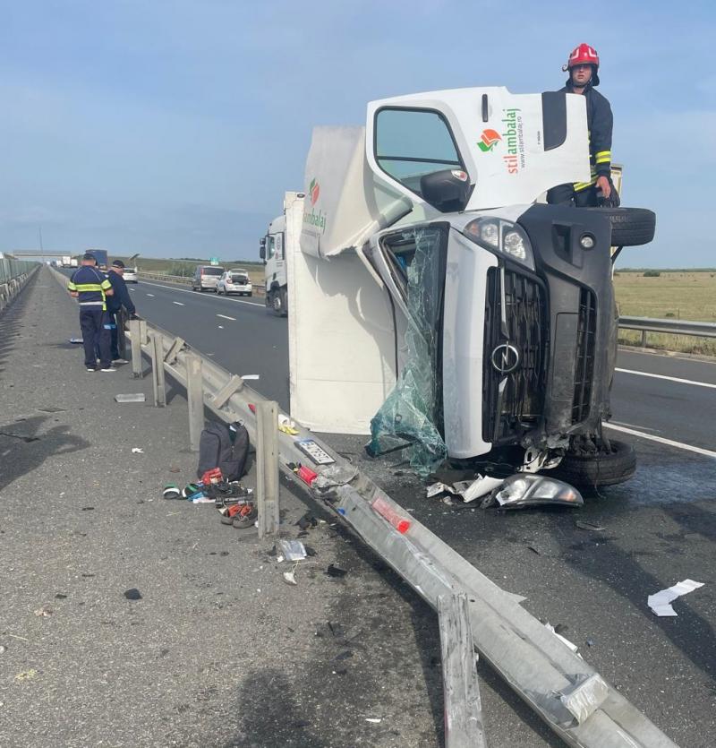 Accident pe autostrada A1 Deva – Nădlac. Traficul este îngreunat