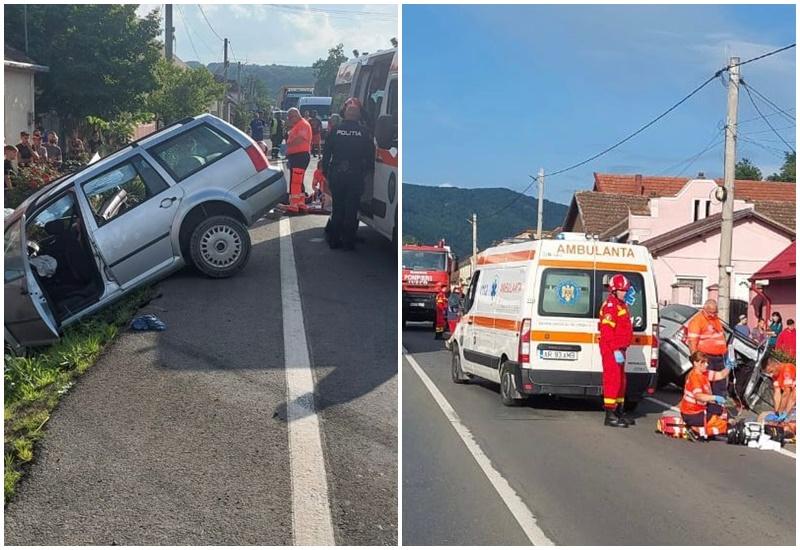 Accident grav cu victime la Săvârșin, între un autoturism și un autocamion