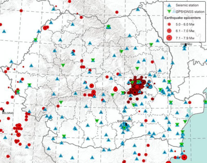 Val de cutremure în ultimele 24 de ore în România

