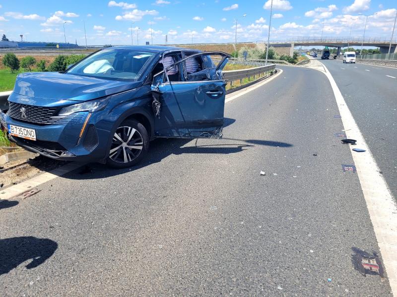 Accident cu victimă la sensul giratoriu de la Aeroport