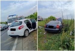 Accident grav cu victim încarcerată la Zimand Cuz