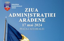 Ziua Administrației Arădene. Paradă militară, concert de muzică ușoară și foc de artificii, în Piața Catedralei