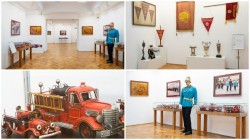 Complexul Muzeal Arad: expoziția „Eroi la datorie: pompierii și comunitatea arădeană” din cadrul proiectului expozițional „Pompierii arădeni – istorie și identitate”. Sala Clio, 21-26 mai