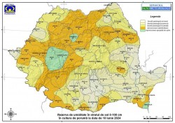 În timp ce în jumătate de țară bântuie seceta, în județul Arad rezerva de umiditate în cultura grâului de toamnă prezintă valori satisfăcătoare


