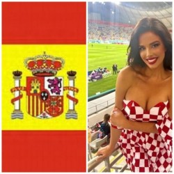 CLIPA DE EURO: Furia Roja le-a întristat pe frumoasele croate. Spania – Croația 3 – 0