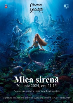 „Mica sirenă“ – filmul, în Grădina de vară de la Cinematograful din Grădiște