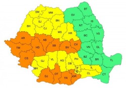 Un nou cod portocaliu de caniculă pentru Arad