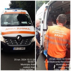 Individ drogat ce se automutila cu un cuțit pe Bulevardul Revoluției din Arad, depistat de polițiștii locali. Deși i-au fost aplicate 92 de amenzi în ultimii 6 ani, autoritățile dorm ca de obicei

