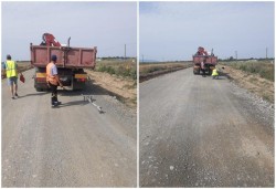 Continuă lucrările de modernizare a drumului județean Seleuș - Șicula
