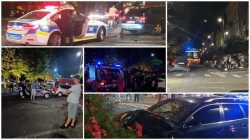 Încă un accident la intersecția ”problemă” de pe Bd. Revoluției, 5 autoturisme implicate și 4 victime