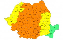 Cod galben și portocaliu de furtuni aproape în toată țara. Nici arădenii nu scapă

