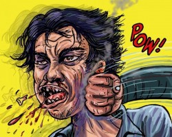 Un bărbat din Dorobanți ce și-a bătut soția în văzul lumii a fost reținut de polițiști arădeni