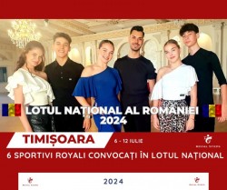 6 sportivi Royali convocațila Lotul Național de Dans Sportiv