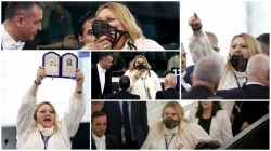 ”Mamutul preistoric” isteric, și-a făcut primul număr de circ la Bruxelles, cu botniță, icoane și țipete într-o engleză cu accent mioritic