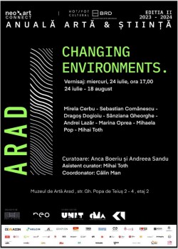 Changing environments. Anuala de artă și știință Neo Art Connect - NAC 2024 continuă la Arad

