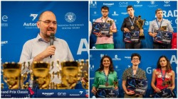 Șahistul maghiar Adam Kozak a câștigat Arad Grand Prix Classic 2024