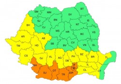 După două zile mai umane din punct de vedere termic, Codul Galben de caniculă revine la Arad