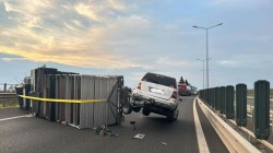 Accident cu victime pe autostradă între Arad și Timișoara. Traficul a fost îngreunat

