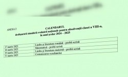 Simulare Evaluare Națională 2025 începe pe 17 martie cu proba la Limba română. Profesorii comunică rezultatele pe 31 martie