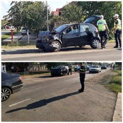 Drumul blestemat face o nouă victimă! Tamponare în lanț în fața Bisericii Ortodoxe din Horia