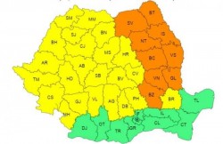 Cod Galben de instabilitate atmosferică și ploi la început de weekend în Arad