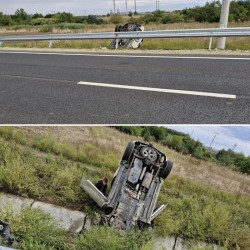 Accident pe centura de sud a Timișoarei, la doar 3 zile de la deschidere