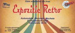 Expoziție cu tematica "retro" în curtea gimnaziului Csiky Gergely - Automobile, biciclete, machete retro