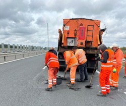 Trafic restricționat pe autostrada A1 în județele Arad și Timiș. Se execută reparații la carosabil