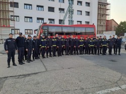 Sprijin cu efective a Pompierilor arădeni pentru omologii din Galați