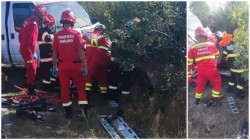 Accident cu victime, dintre care una încarcerată, la ieșirea din Lipova