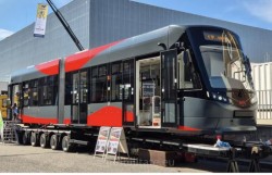 Astra Vagoane Călători și-a prezentat la Berlin ultimul model de tramvai produs la Arad