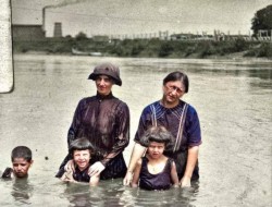 PASTILA DE ISTORIE: Prima nudistă de la Arad – era anul 1918 când prima femeie complet dezbrăcată se scălda în Mureș